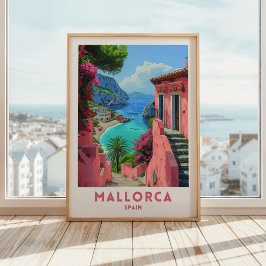 Mallorca España Viaje Imprimir arte de pared Poste