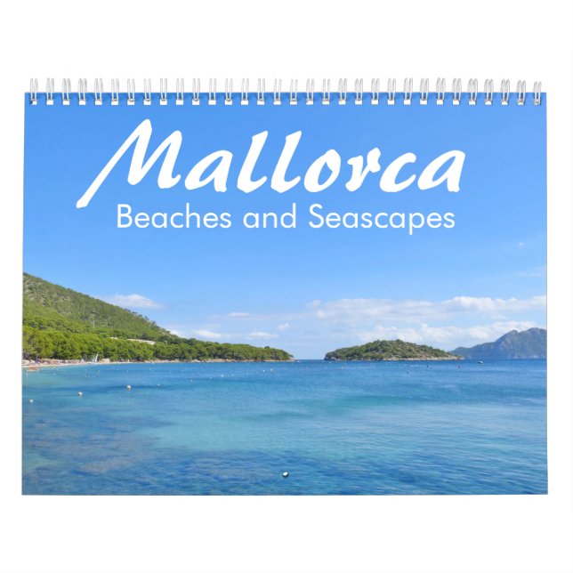 Mallorca, playas y paisajes marinos - calendario (Tapa)