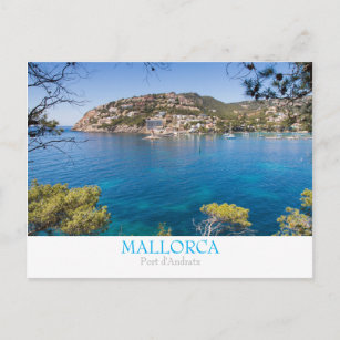 Mallorca - postal de Port Andratx con texto