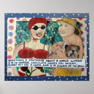 MALO ARTE CHICA -A VECES ME FANTASIZO DE UN MUNDO