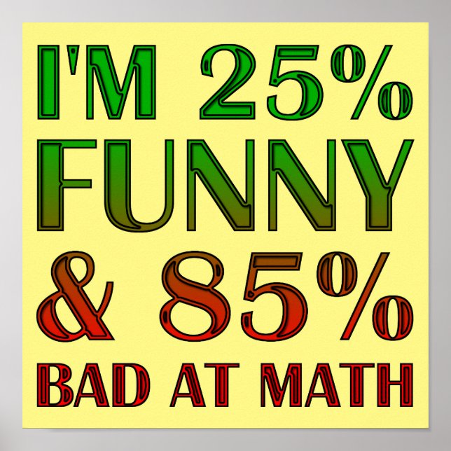 Malo Rótulo de Posters en un mes (Frente)