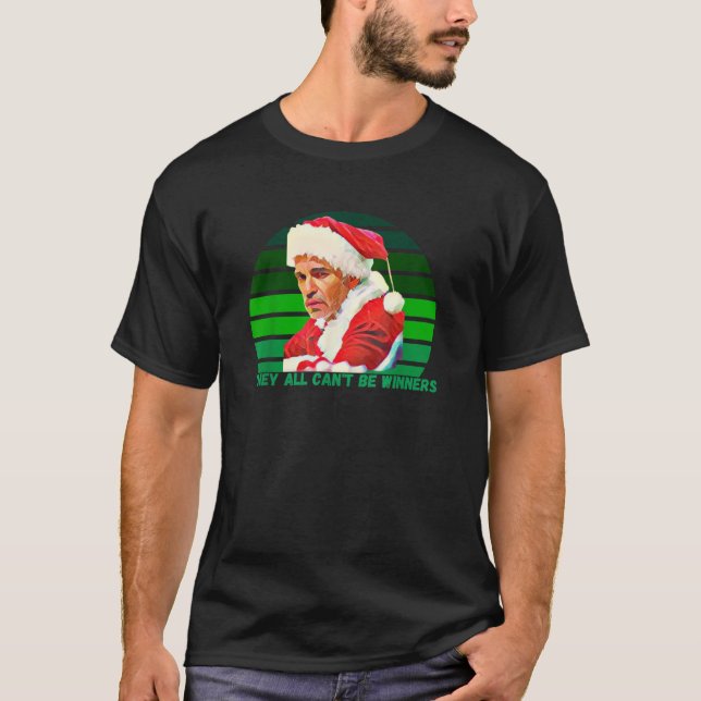 Malos Camisetas de cine clásico de Santa Movie par (Anverso)