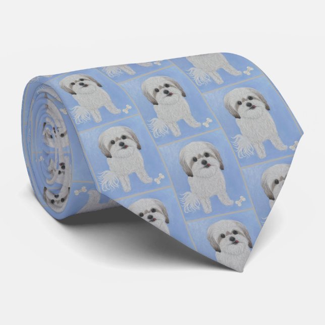 Malshi con corbata de hueso (Enrollado)