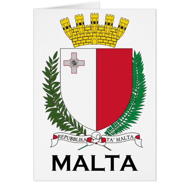 MALTA - emblema/escudo de armas/símbolo/bandera (Frente)