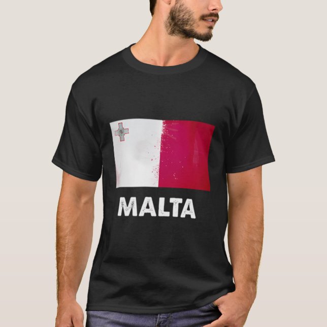 Maltés Camisa de bandera de Malta (Anverso)