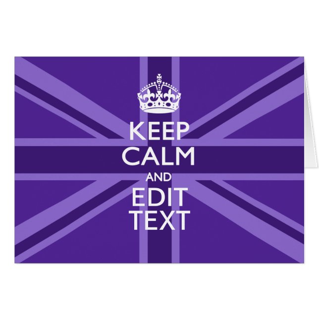 Malva Púrpura Mantiene La Calma Y Tu Sindicato De  (Anverso (Horizontal))