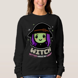Malvada sudadera de Kawaii Witch Halloween