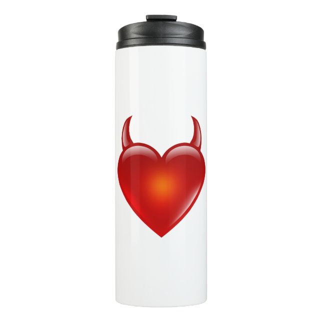 Malvado corazón malvado con botella de agua de cue (Anverso)