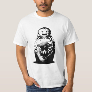 Malvado Matryoshka Muñeca Rusa - Camiseta de arte 