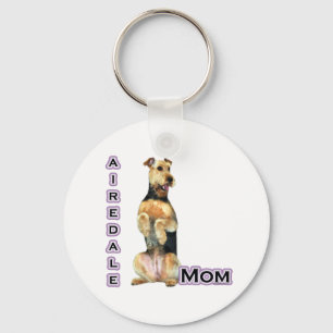 Mamá 4 de Airedale Terrier - llavero