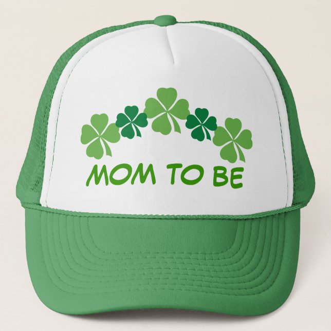 Mamá a ser gorra irlandés del trébol de la hoja (Anverso)