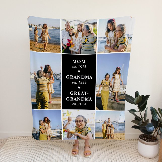 Mamá, abuela, la abuela estableció una manta (Subido por el creador)