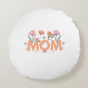 Mamá Almohada Redonda de Nuestra Familia