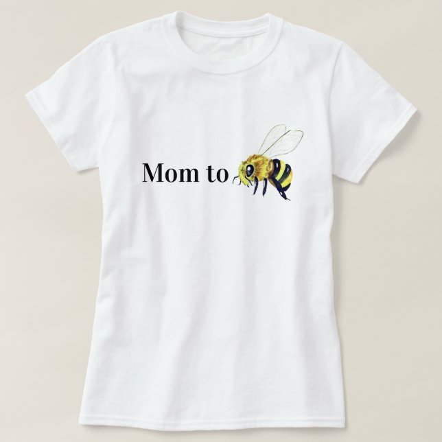 Mamá amarilla linda será la nueva camiseta madre d (Diseño del anverso)