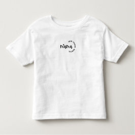 Mamá, amigo Mentor Toddler Fine Jersey T-Shir