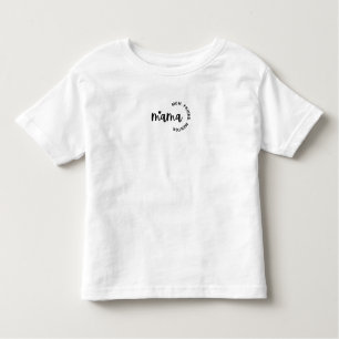 Mamá, amigo Mentor Toddler Fine Jersey T-Shir