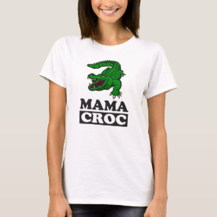 Mamá animal de la camiseta de Mamá Crocodile es 