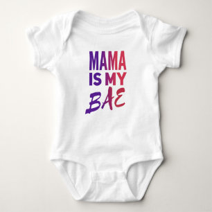 MAMA Baby Jersey Bodysuit