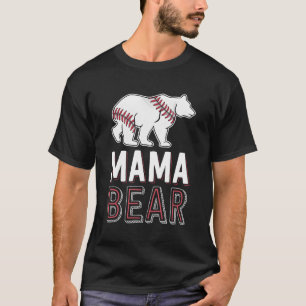 Mama Bear Mom Camisetas De Béisbol Para Mujeres So