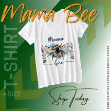 "Mama Bee" camiseta para mujer talla plus