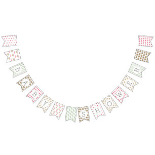 Mama Bird Baby Shower Patrones De Bandera De Bunti
