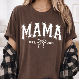 Mamá   Camiseta Personalizada de la Universidad pa