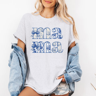 Mama Chinoiserie Coquette se burla de la camiseta 