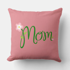 Mamá Cojines decorativos rosados de fresa