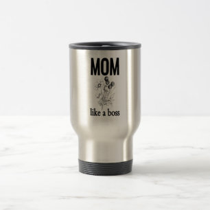Mamá como una taza de viaje del Día de la Madre