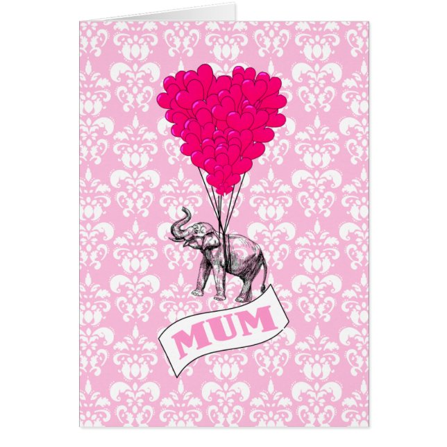 Mamá con elefante rosa (Frente)