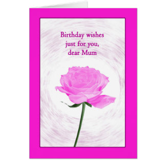 Mamá Cumpleaños Hermosa Rosa