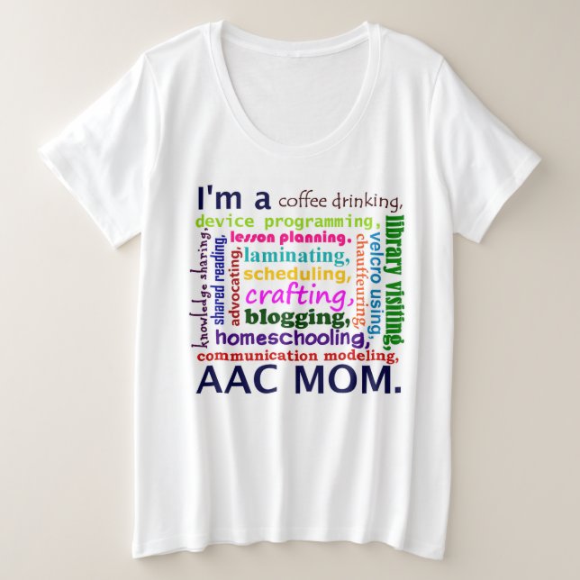Mamá de AAC Homeschooling (Anverso del diseño)