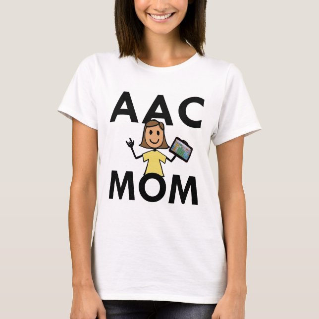 Mamá de AAC (la camiseta de las mujeres) (Anverso)