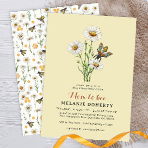 Mamá de Abeja bebe a la invitación de Baby Shower 