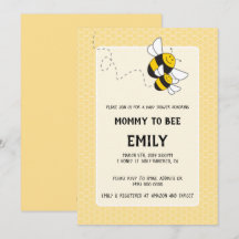 Mamá de abejorros es una invitación a la ducha de 