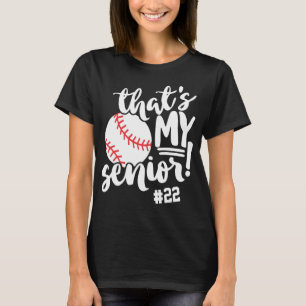 Mamá de béisbol Ese es el número de mi camiseta de