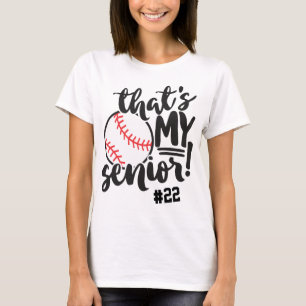 Mamá de béisbol Ese es el número de mi camiseta de
