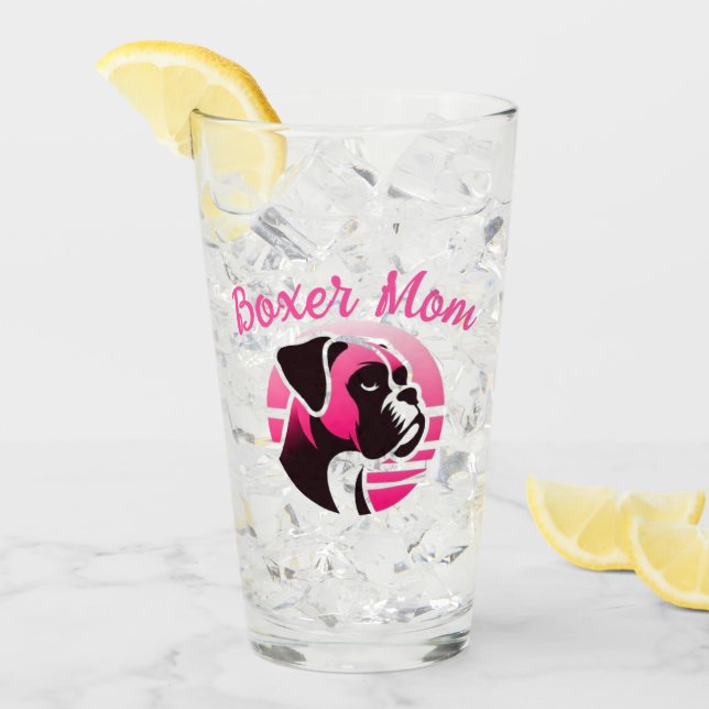 Mamá de Boxer en Rosa (Anverso (hielo))