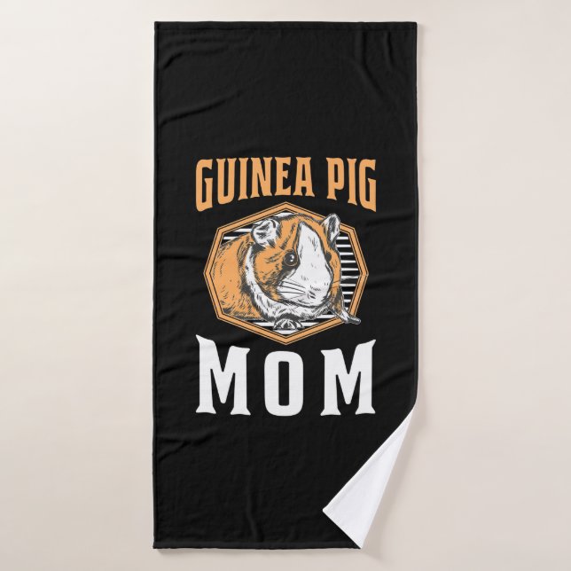 Mamá de cerdo de Guinea (Toalla de baño)
