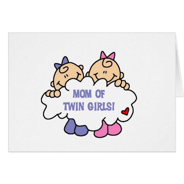 Mamá de chicas gemelos (Anverso (Horizontal))