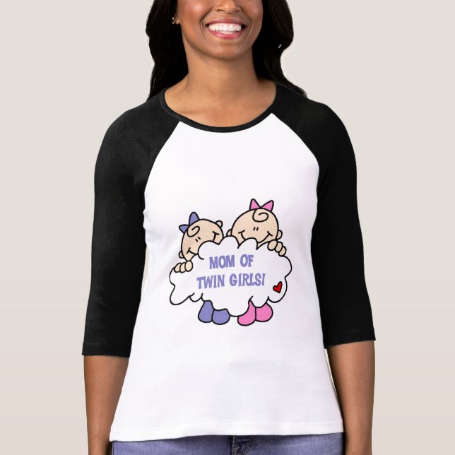 Mamá de Chicas gemelos camisetas y regalos (Anverso)