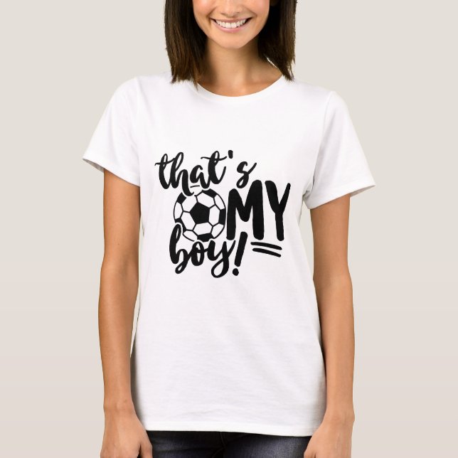 Mamá de fútbol es mi camiseta (Anverso)