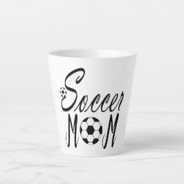 Mamá de fútbol lata tazas de café