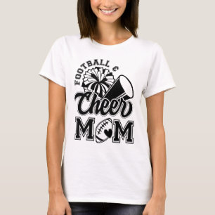 Mamá de fútbol y camiseta de vítores