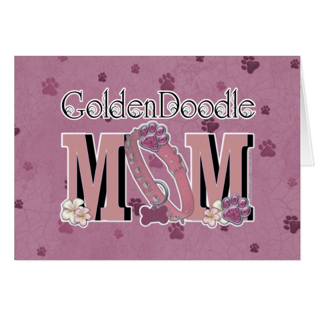 MAMÁ de GoldenDoodle (Anverso (Horizontal))