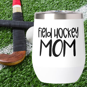 Mamá de Hockey sobre Césped – Tumbler de Vino Side