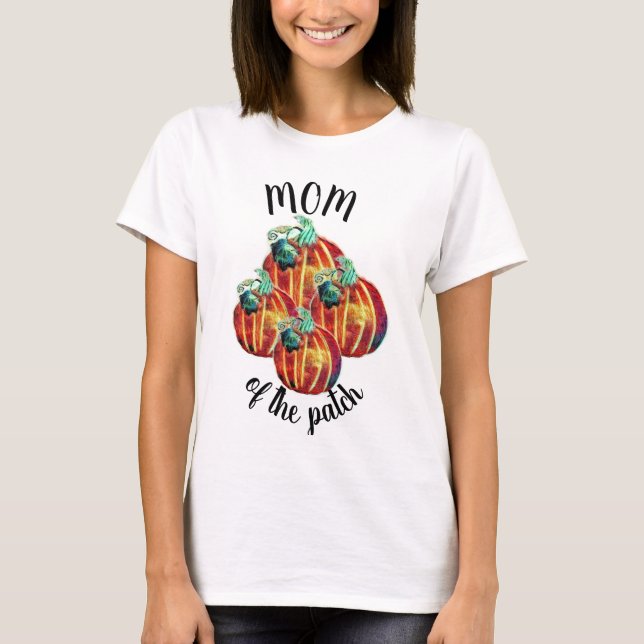Mamá de la camisa del parche de calabaza (Anverso)