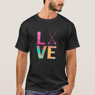 Mamá de la esgrima colorida regala una camiseta