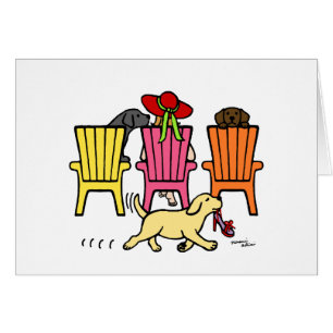 Mamá de Labrador en el Poolside