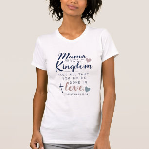 Mamá de mentalidad del reino - camiseta cristiana
